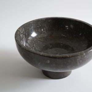 Large Fruit Bowl - Black Marble