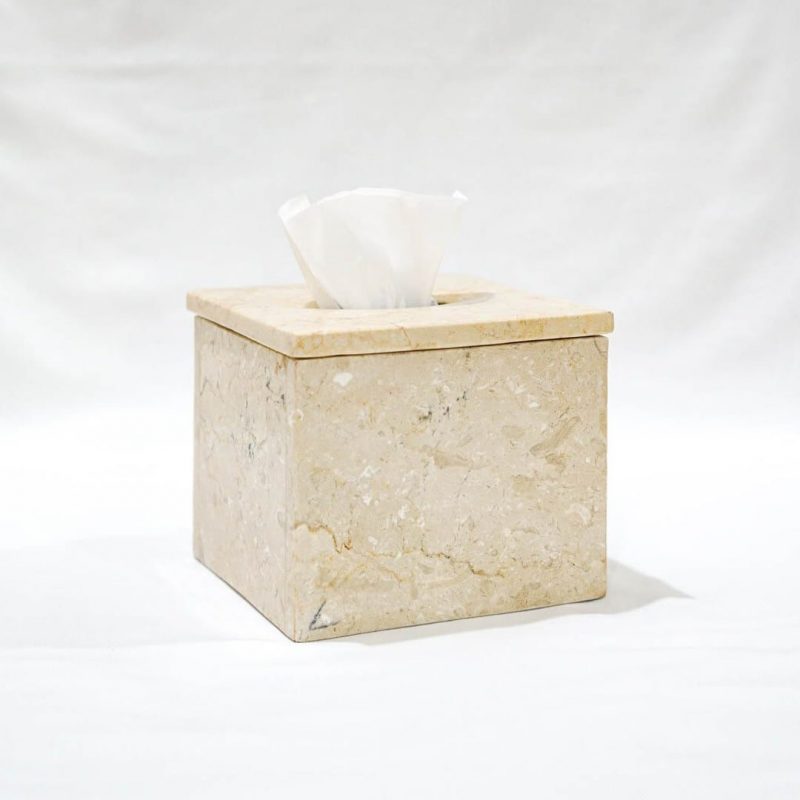 Beige Marble Bathroom Amenities