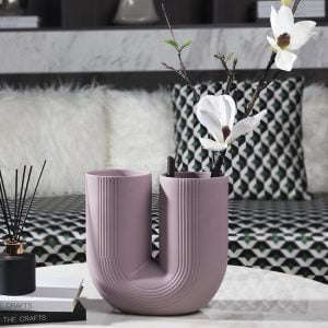 U-shaped Porcelain Vase