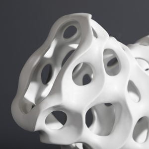 White Ceramic Sculpture