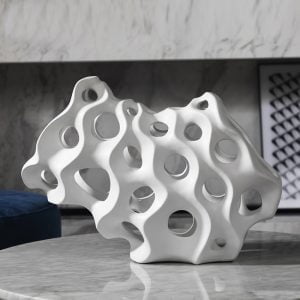 White Ceramic Sculpture