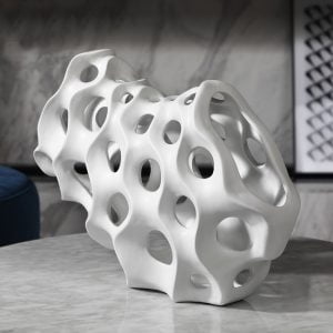 White Ceramic Sculpture