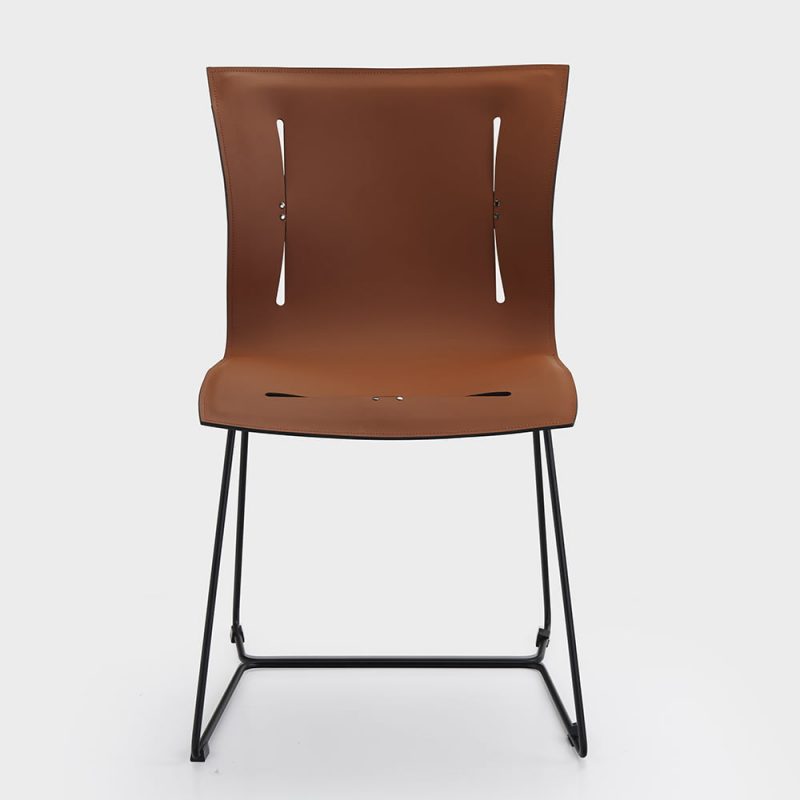 Timeless Leather Dining Chair