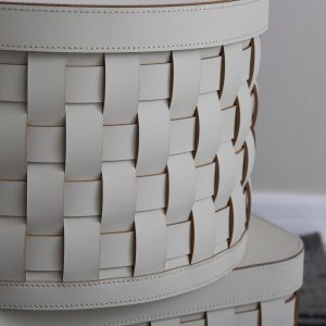 Sofia Leather Box (Round)