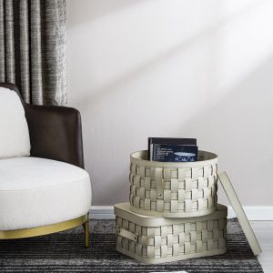 Sofia Leather Box (Rectangle)