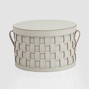 Sofia Leather Box (Round)