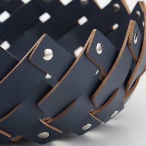 Lyra Leather Fruit Bowl