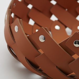 Lyra Leather Fruit Bowl