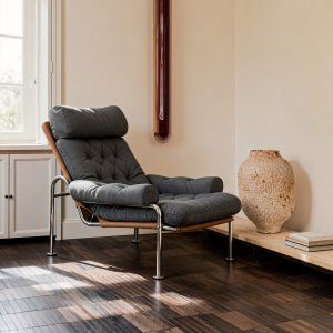 Luxury Microfiber Leather Lounge Chair